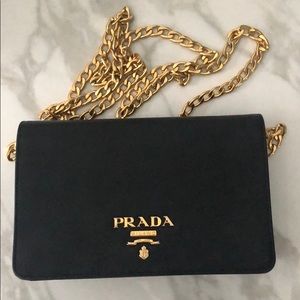 Prada Saffiano Wallet on Chain